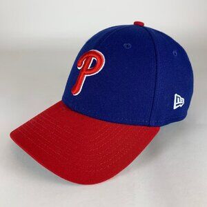 Philadelphia Phillies MLB Blue Red New Era 9Forty Strapback Adjustable Hat